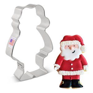 Cute Santa Cookie Cutter NWT | Made In USA | Ann Clark Metal Cookie Cutters